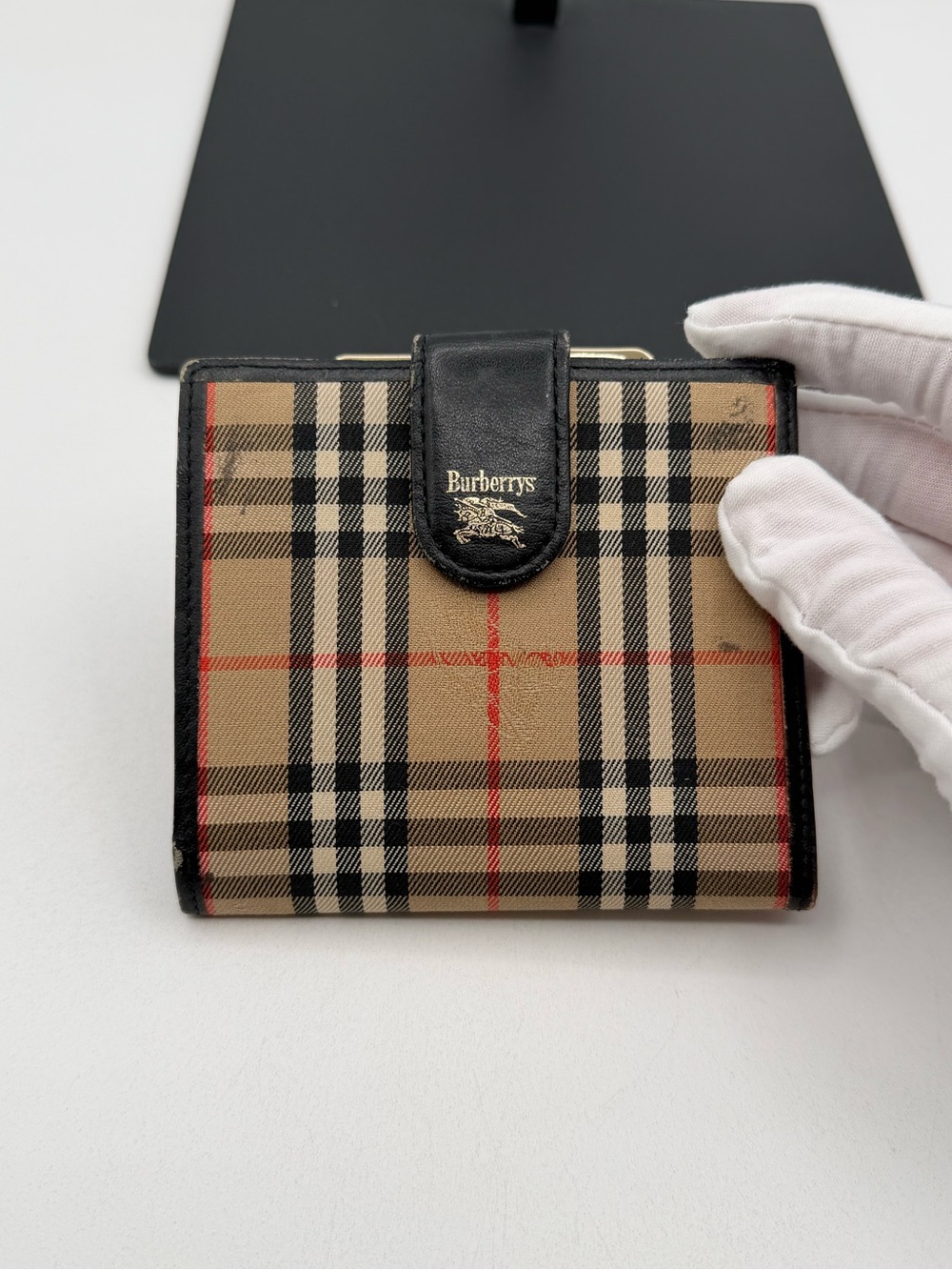Burberry Nova Plaid Vintage Wallet